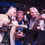 David Grisman, Sam Bush, and Del McCoury at ROMP 2015 - photo © Shelly Swanger