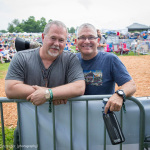 Holding up the fence at ROMP 2015 - photo © Shelly Swanger