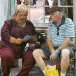 Taking a break at WOB 2012 - photo by Woody Edwards