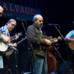 Soundcheck at the 2013 California Banjo Extravaganza - photo by Mike Melnyk