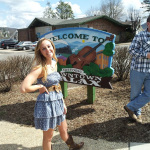 Ashley Nale at the IIIrd Tyme Out Pretty Little Girl From Galax video shoot - photo by Kendra Coomes