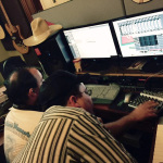 Watching it go down with Tommy Brown & County Line Grass at Tom Feller's studio in Indiana (May 30, 2016)