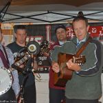 The Spinney Brothers kick off Jerry Eicher’s Ol’ Hippie Bluegrass radio show from the 2016 Charlotte Bluegrass Festival - photo © Bill Warren