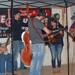 The Blankenships on Jerry Eicher’s Ol’ Hippie Bluegrass radio show from the 2016 Charlotte Bluegrass Festival - photo © Bill Warren