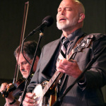 Mike Hartgrove and Sammy Shelor with Lonesome River Band at the 2016 Doyle Lawson & Quicksilver Bluegrass Festival - photo © Laura Tate Photography