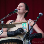 Bonnie Paine with Elephant Revival at DelFest 2016 - photo © Gina Elliott Proulx