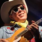 Wendell Mercantile with Red Knuckles & the Trailblazers at the August 2016 Gettysburg Bluegrass Festival - photo by Frank Baker