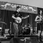 Justin Moses, Béla Fleck, Sierra Hull, and Ethan Jodziewicz at Grey Fox 2016 - photo © Tara Linhardt