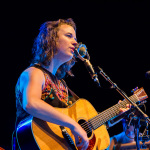 Courtney Hartman with Della Mae at Grey Fox 2016 - photo © Tara Linhardt