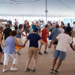 Dance tent action at Grey Fox 2016 - photo © Tara Linhardt