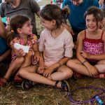 Fun in the family tent at Grey Fox 2016 - photo © Tara Linhardt