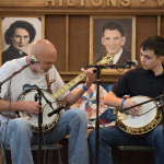 Sammy Shelor with Clay Russell at HoustonFest 2016 - photo by Emily Edmonds Miller