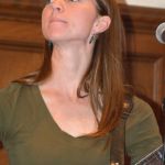 Gina Clowes with Chris Jones & the Night Drivers in Kalamazoo - photo © Bill Warren