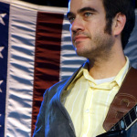 Noam Pikelny with Tim O'Brien & Friends at the 2016 Musicians Against Childhood Cancer festival - photo by Daniel Mullins