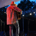 David Grier with Tim O'Brien & Friends at the 2016 Musicians Against Childhood Cancer festival - photo by Daniel Mullins