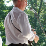 Alan Bibey with Grasstowne at the 2016 Musicians Against Childhood Cancer festival - photo by Daniel Mullins