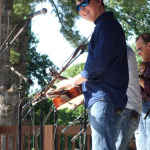 Gary Hultman with The Boxcars at the 2016 Musicians Against Childhood Cancer festival - photo by Daniel Mullins
