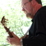 Kenny Ingram with Larry Stephenson Band at the 2016 Musicians Against Childhood Cancer festival - photo by Daniel Mullins