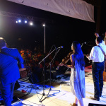 Flatt Lonesome at the 2016 Musicians Against Childhood Cancer festival - photo by Daniel Mullins