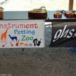 Instrument petting zoo at the 2016 Milan Bluegrass Festival - photo © Bill Warren