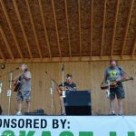 Open Mic on stage at the 2016 Milan Bluegrass Festival - photo © Bill Warren