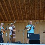 Open Mic on stage at the 2016 Milan Bluegrass Festival - photo © Bill Warren