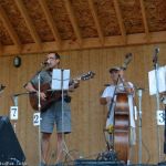 Open Mic on stage at the 2016 Milan Bluegrass Festival - photo © Bill Warren
