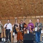 Becky Buller Band with Joe Mullins and Blake Williams perform Southern Flavor at the 2016 Milan Bluegrass Festival - photo © Bill Warren