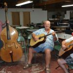 Early bird campers jamming the 2016 Milan Bluegrass Festival - photo © Bill Warren