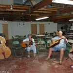Early bird campers jamming the 2016 Milan Bluegrass Festival - photo © Bill Warren