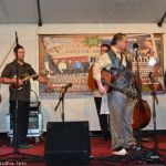 Junior Sisk and Chris Smith lead a Ralph Stanley tribute show at the 2016 Norwalk Music Festival - photo © Bill Warren