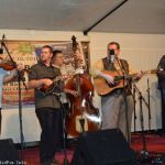 Junior Sisk and Chris Smith lead a Ralph Stanley tribute show at the 2016 Norwalk Music Festival - photo © Bill Warren
