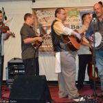 Junior Sisk and Chris Smith lead a Ralph Stanley tribute show at the 2016 Norwalk Music Festival - photo © Bill Warren