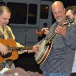 Junior Sisk and Chris Smith lead a Ralph Stanley tribute show at the 2016 Norwalk Music Festival - photo © Bill Warren
