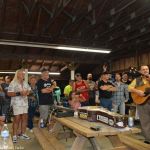 Junior Sisk and Chris Smith lead a Ralph Stanley tribute show at the 2016 Norwalk Music Festival - photo © Bill Warren