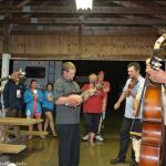 Junior Sisk and Chris Smith lead a Ralph Stanley tribute show at the 2016 Norwalk Music Festival - photo © Bill Warren