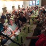 Swiss bluegrass fans enjoying the Joe Mullins & The Radio Ramblers concert for the American Folk Club, Rocking Chair in Switzerland (May 20, 2016)
