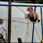 Melody Walker with Front Country getting high at Red Wing Roots 2016 - photo © G. Milo Farineau