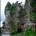 Natural Chimneys stand tall at Red Wing Roots 2016 - photo © G. Milo Farineau