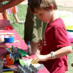 Enjoying the Family Tent at RockyGrass 2016 - photo by Daniel Mullins