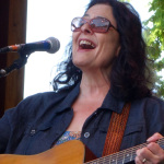 Kathy Kallick with Good Ol' Persons at RockyGrass 2016 - photo by Daniel Mullins
