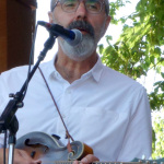 John Reischman with Good Ol' Persons at RockyGrass 2016 - photo by Daniel Mullins