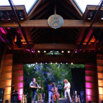 Jerry Douglas, Edgar Meyer, and Sam Bush at RockyGrass 2016 - photo by Daniel Mullins