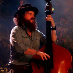 Charles Humphries with Steep Canyon Rangers at RockyGrass 2016 - photo by Daniel Mullins