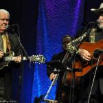 Paul Williams and Doyle Lawson at the Spring 2016 Southern Ohio Indoor Music Festival - photo by Bill Warren