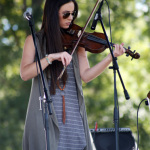 Charlie Robertson with Flatt Lonesome at SamJam 16 - photo by Jenny Buckler
