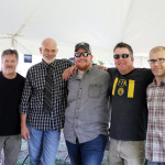 Lonesome River Band backstage at SamJam 16 - photo by Jenny Buckler