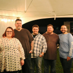 Blue Mafia backstage at SamJam 16 - photo by Jenny Buckler