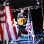 Marty Raybon goes raghead at SamJam 16 - photo by Jenny Buckler