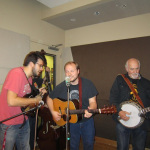 Special Consensus at the studios of WFPK in Louisville (11/18/16) - photo by Bob Mitchell